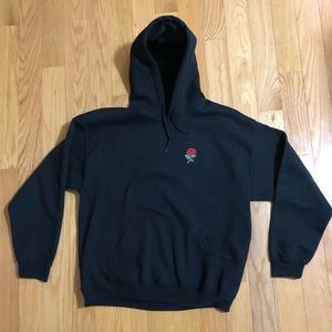 Artist Union Clothing Co. Black Rose Hoodie